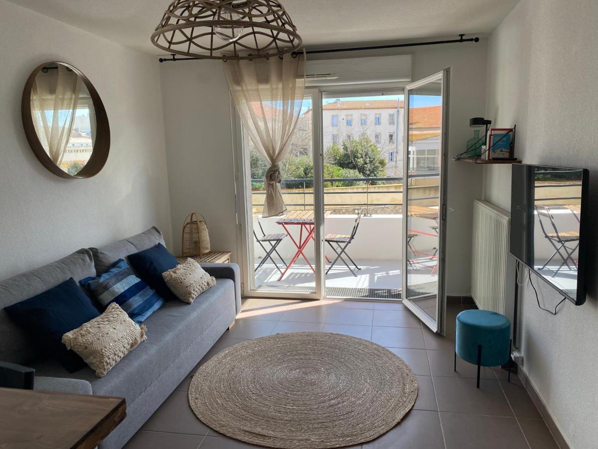 Cosy T3 Gare Terrasse + Parking Lägenhet Sète Exteriör bild