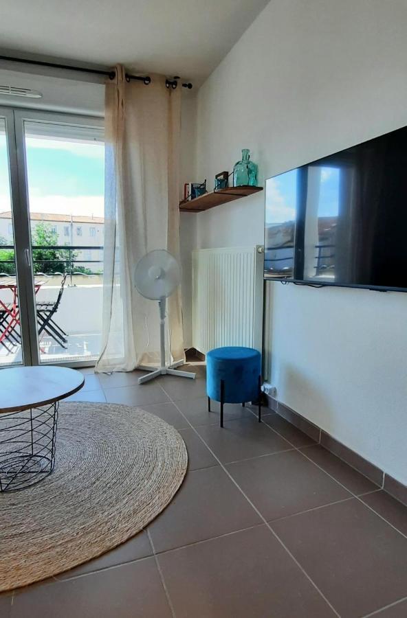 Cosy T3 Gare Terrasse + Parking Lägenhet Sète Exteriör bild